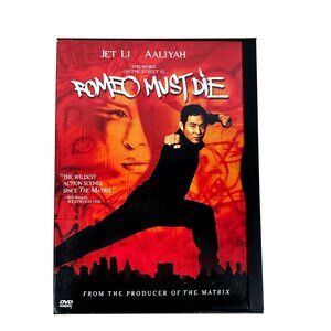 Romeo Must Die Jet Li Aaliyah Warner Bros Action Romance Martial Arts DVD 2000